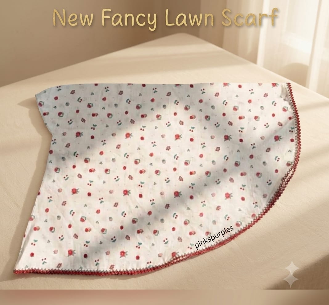 Printed Lawn Kids Scarf